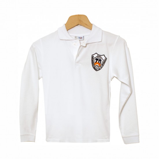 TARKMANÇAS İLK VE ORTAOKULU POLO UZUN KOL BEYAZ T-SHIRT